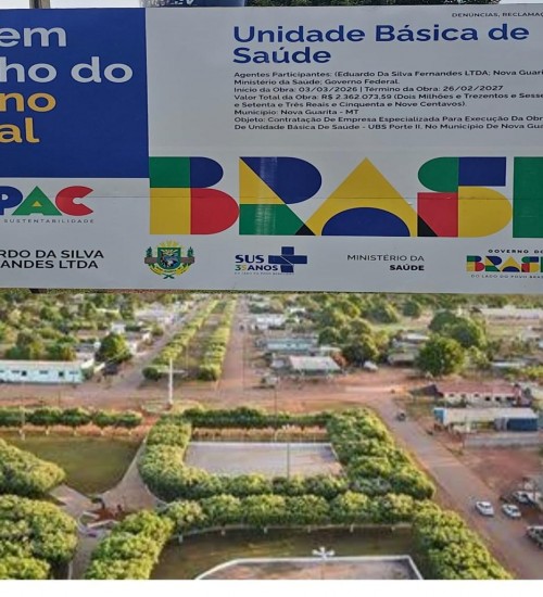 Nova Guarita ganha nova unidade com apoio federal