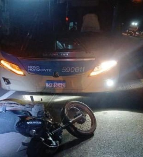 Colisão entre ônibus e moto deixa um ferido na MT-320 em Colíder