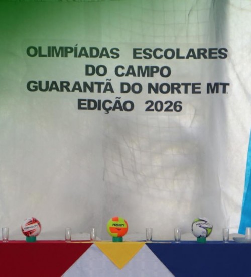 Olimpíadas escolares do campo Guarantã do Norte edição 2026