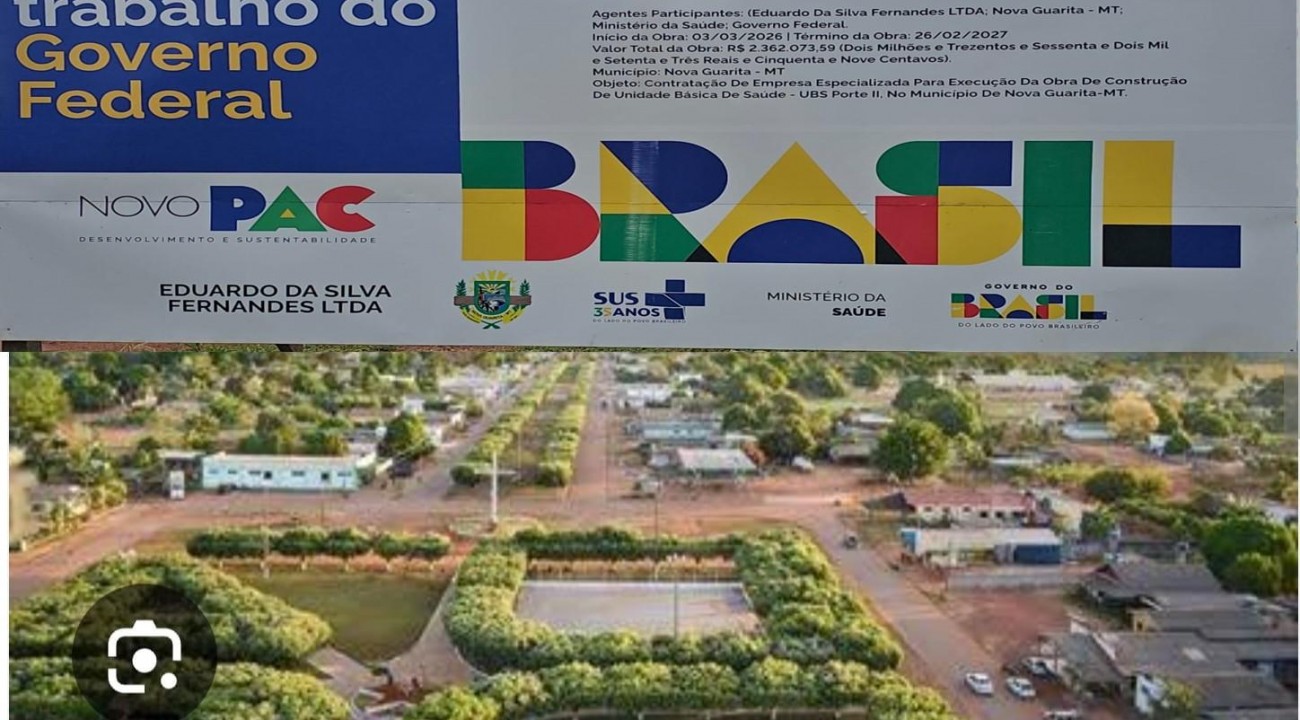 Nova Guarita ganha nova unidade com apoio federal