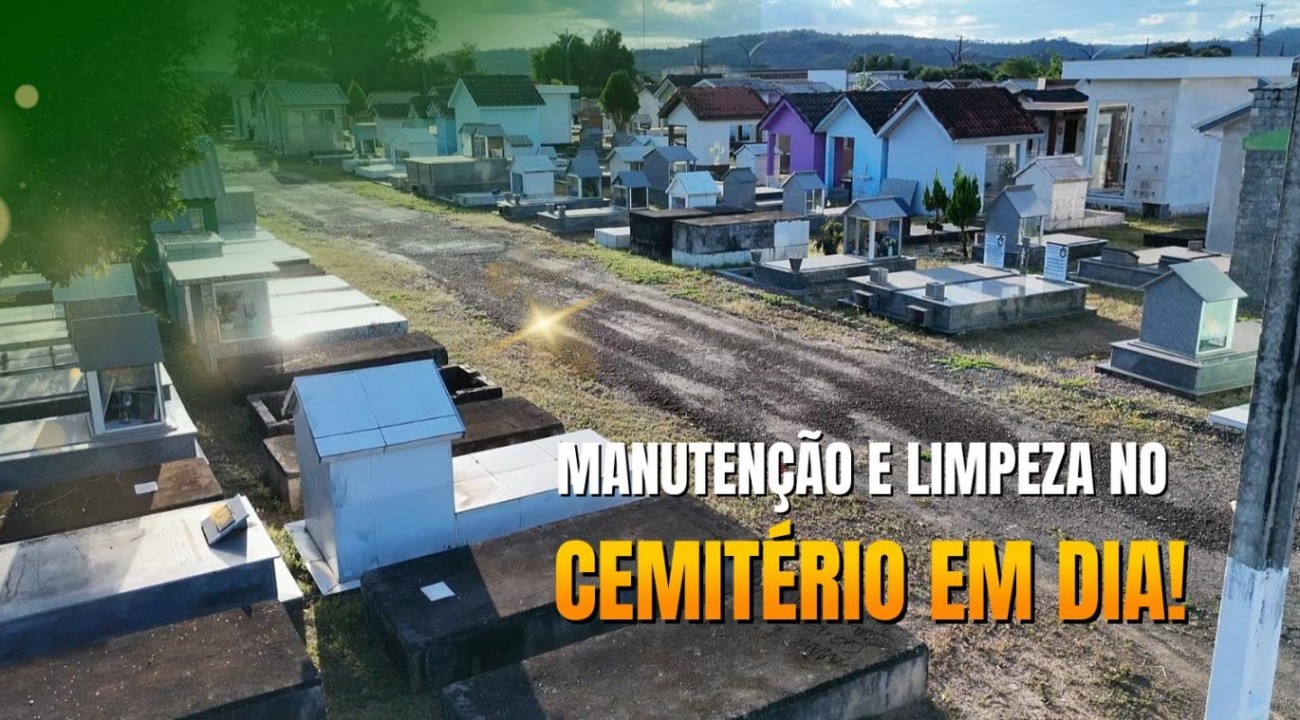 Guarantã do Norte realiza Manutenção e limpeza no cemitério municipal