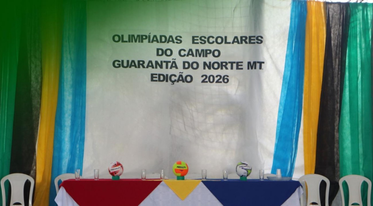 Olimpíadas escolares do campo Guarantã do Norte edição 2026
