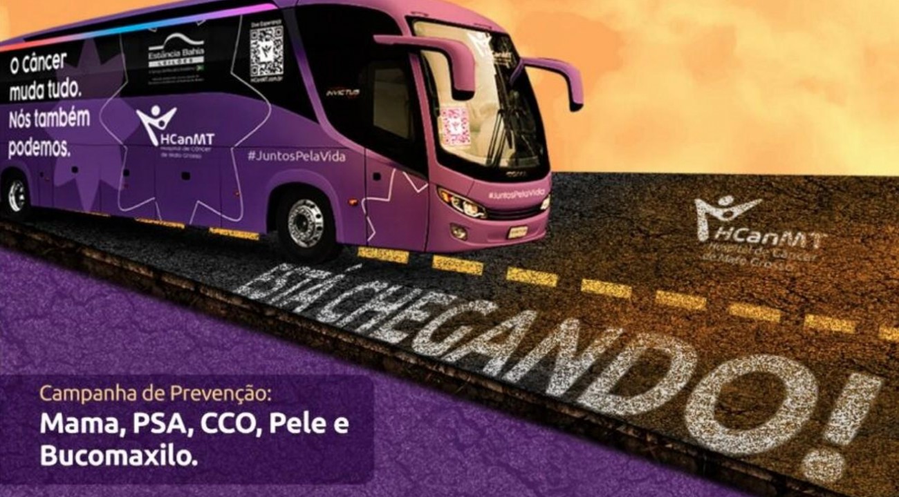 Colíder recebe em junho Ônibus da Prevenção do Hospital de Câncer