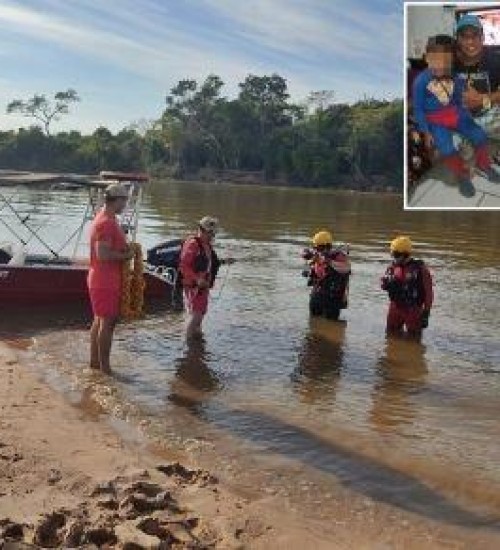 PESCARIA TRÁGICA: Pai, filho e tio morrem afogados no rio Paraguai, em Cáceres