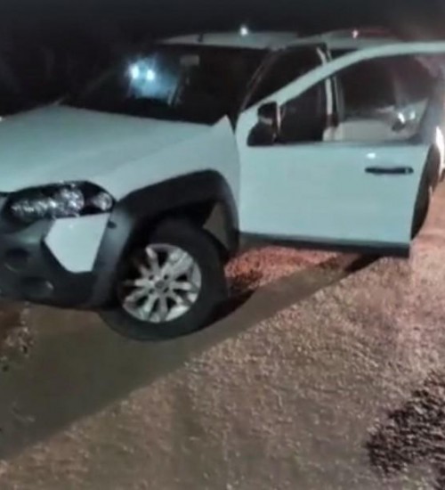 Bandidos assaltam e espancam vítima em Colíder; carro roubado foi recuperado