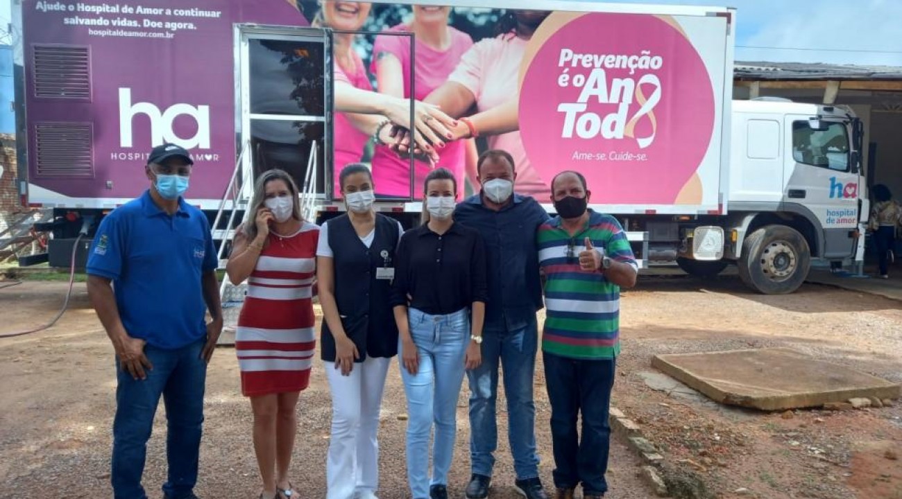 Carreta do Amor de Barretos atende reeducandas de Colíder com exames de câncer de mama e colo do útero